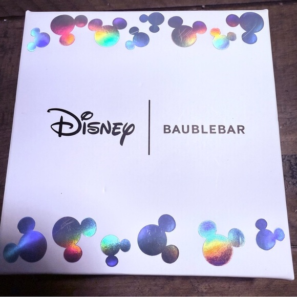 Disney Baublebar Mickey Mouse Pencil Earrings Box Teacher Gift Back To School - Picture 4 of 6